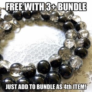 Hand-strung Glass Bead Necklace